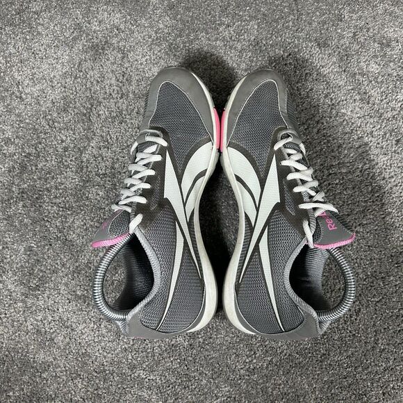 Reebok SlimTone J84822 Women’s Size 7.5 Gray Smooth Fit Training Shoes Used - Picture 9 of 13